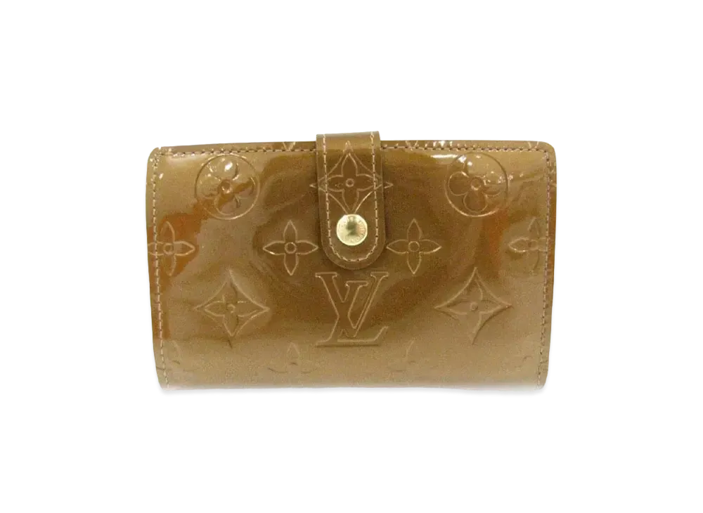 Louis Vuitton Bie Viennois Coin Purse Vernis "Bronze"