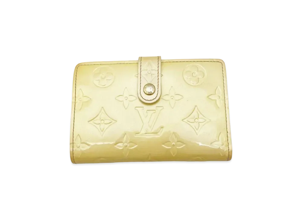 Louis Vuitton Bie Viennois Coin Purse Vernis "Beige"