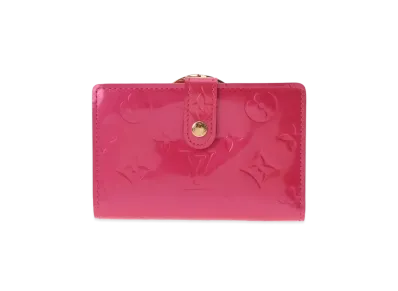 Louis Vuitton Bie Viennois Coin Purse Vernis "Fuchsia Pink"