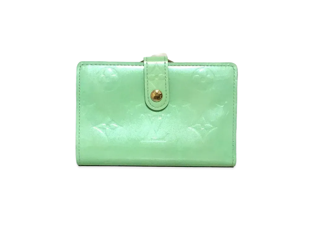 Louis Vuitton Bie Viennois Coin Purse Vernis "Peppermint"