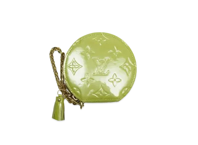Louis Vuitton Chapeau Coin Purse Vernis "Vert Impression"