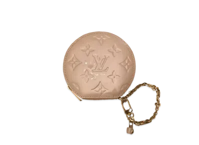 Louis Vuitton Chapeau Coin Purse Vernis "Rose Florentin"