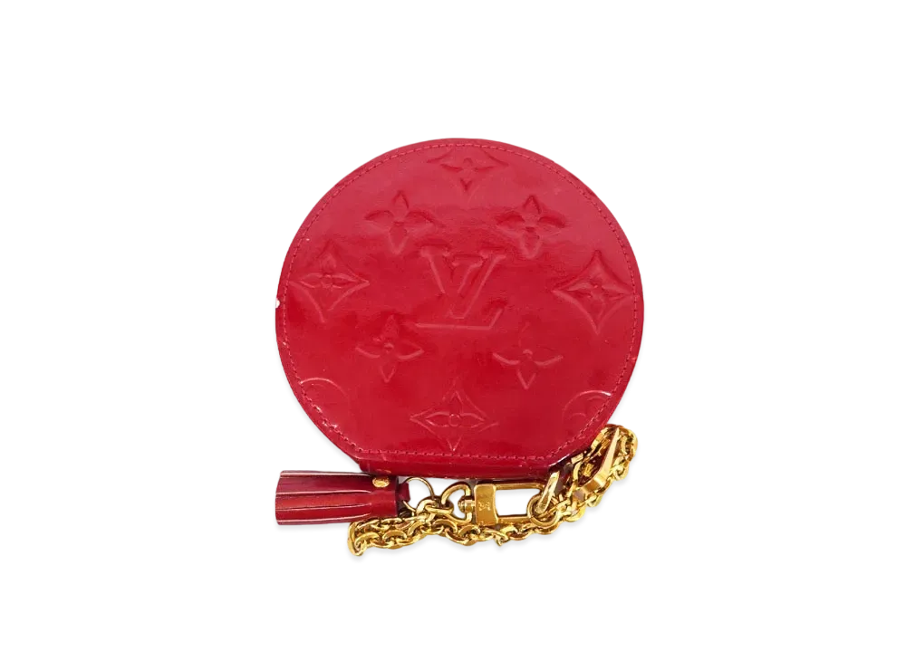 Louis Vuitton Chapeau Coin Purse Vernis "Pomme d'Amour"
