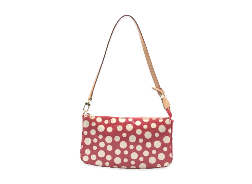 Louis Vuitton x Yayoi Kusama Pochette Accessoires Monogram Vernis Dot Infinity "Rouge"