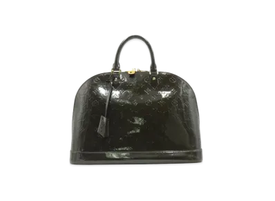 Louis Vuitton Alma MM Monogram Vernis "Terre d'ombre"