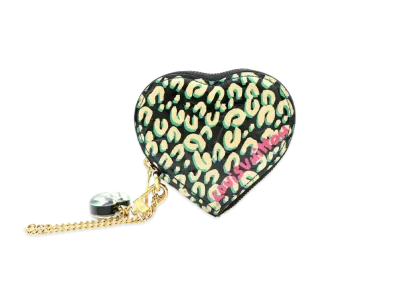 Louis Vuitton Coeur Coin Purse Leopard Vernis "Blue Infini"