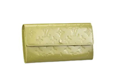 Louis Vuitton Sarah Wallet Vernis "Vert Impression"
