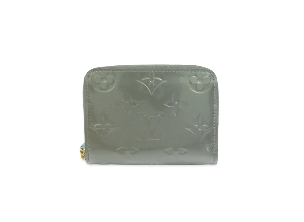 Louis Vuitton Zippy Coin Purse Vernis "Gris Art Deco"