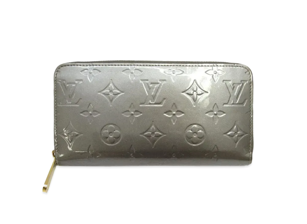 Louis Vuitton Zippy Wallet Vernis "Gris Art Deco"