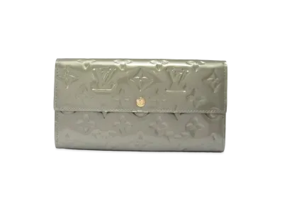 Louis Vuitton Sarah Wallet Vernis "Gris Art Deco"
