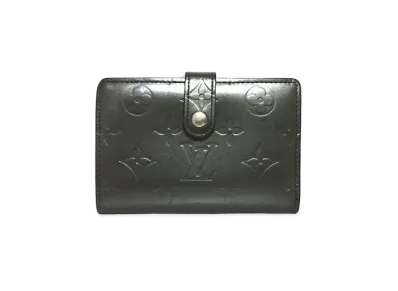 Louis Vuitton Viennois Wallet Vernis "Gris Art Deco"