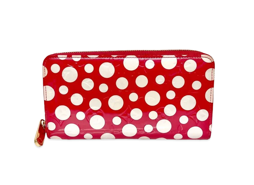 Louis Vuitton Zippy Wallet Yayoi Kusama Vernis Dot Infinity "Rouge"