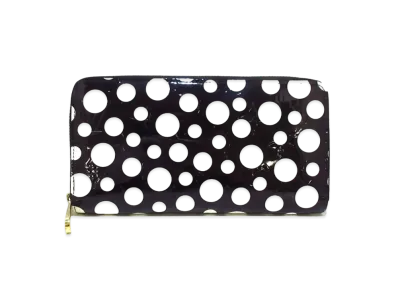 Louis Vuitton Zippy Wallet Yayoi Kusama Vernis Dot Infinity "Noir"