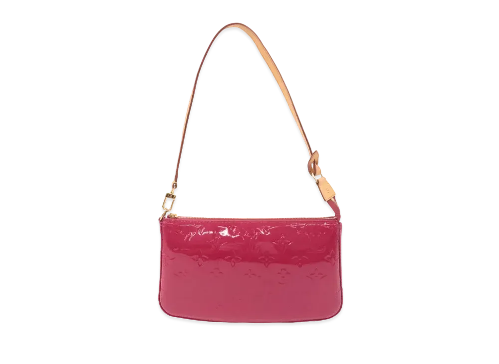 Louis Vuitton Pochette Accessoires Monogram Vernis "Rose Indien"