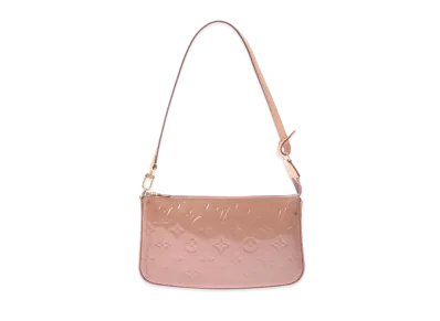 Louis Vuitton Pochette Accessoires Monogram Vernis "Rose Velours"