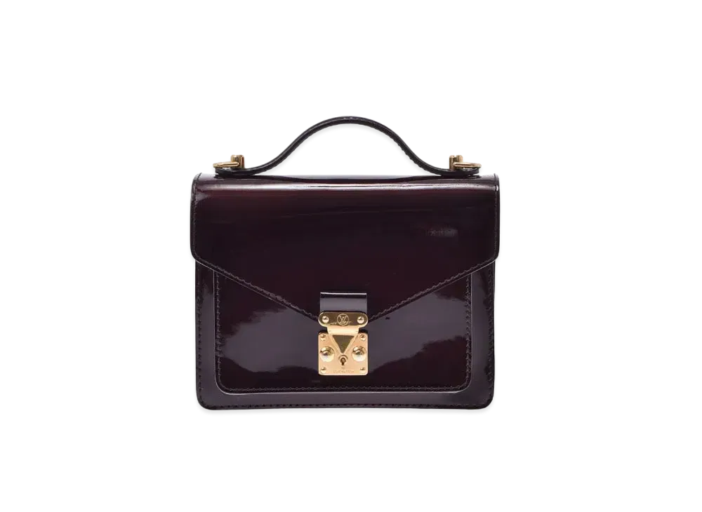 Louis Vuitton Monceau BB Monogram Vernis "Amarant"