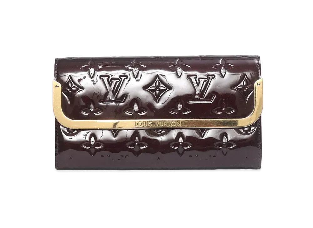 Louis Vuitton Rossmore Wallet Vernis "Amarante"