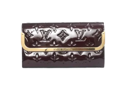 Louis Vuitton Rossmore Wallet Vernis "Amarante"