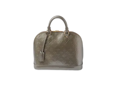 Louis Vuitton Alma PM Monogram Vernis "Gris Art Deco"