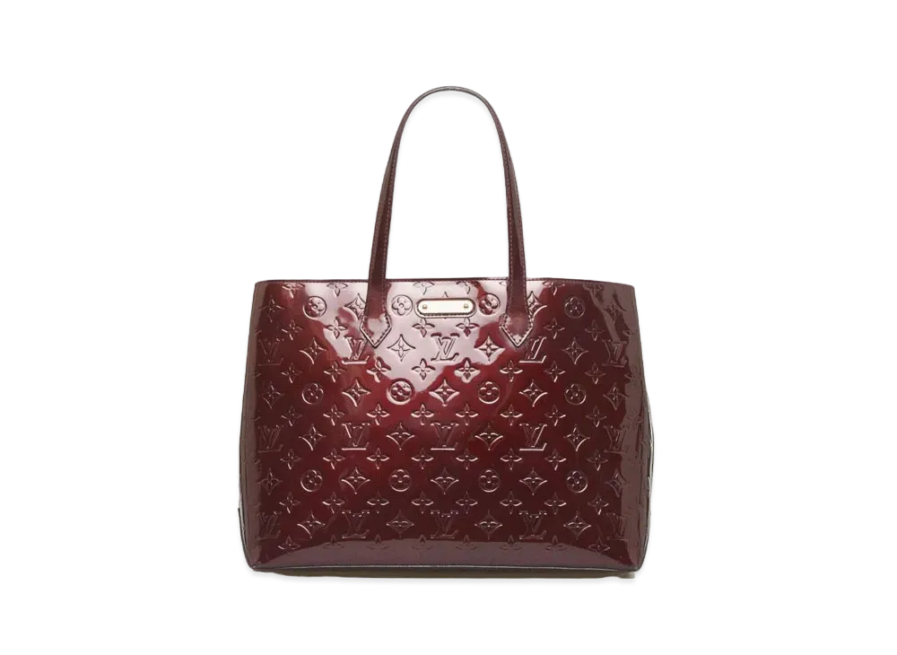 Louis Vuitton Wilshire MM Monogram Vernis "Rouge Fauviste"