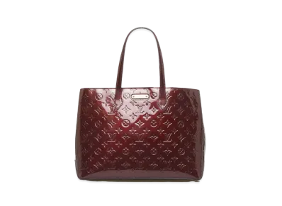 Louis Vuitton Wilshire MM Monogram Vernis "Rouge Fauviste"
