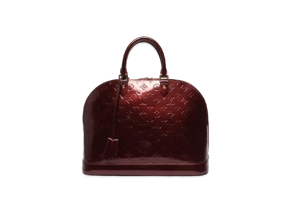 Louis Vuitton Alma GM Monogram Vernis "Rouge Fauviste"