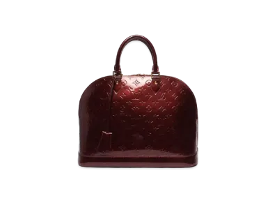 Louis Vuitton Alma GM Monogram Vernis "Rouge Fauviste"