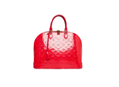 Louis Vuitton Alma GM Monogram Vernis "Rouge Grenadine"