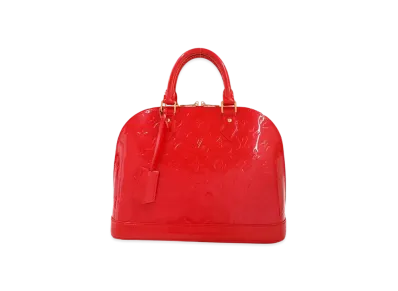 Louis Vuitton Alma Monogram Vernis "Rouge Grenadine"
