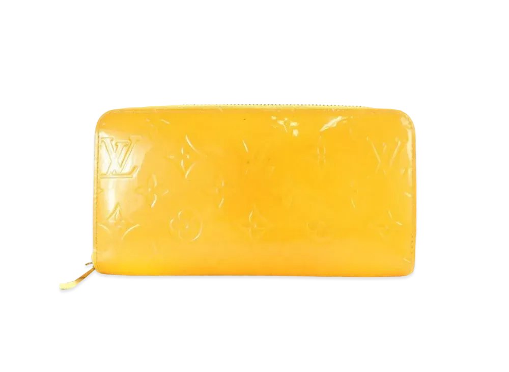 Louis Vuitton Zippy Wallet Vernis "Jaune Passion"
