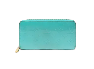 Louis Vuitton Zippy Wallet Vernis "Blue Lagon"