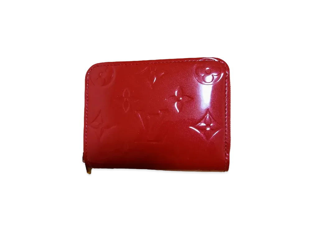 Louis Vuitton Zippy Coin Purse Vernis "Rouge Grenadine"