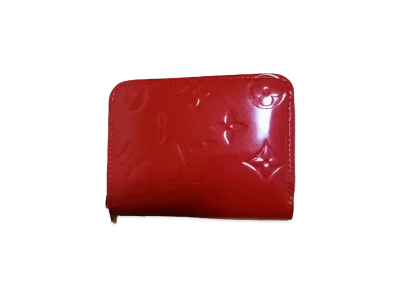 Louis Vuitton Zippy Coin Purse Vernis "Rouge Grenadine"