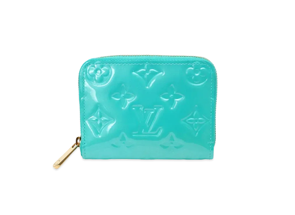 Louis Vuitton Zippy Coin Purse Vernis "Blue Lagon"