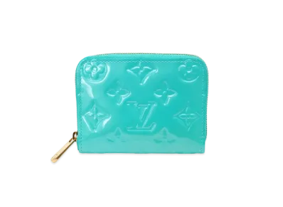 Louis Vuitton Zippy Coin Purse Vernis "Blue Lagon"