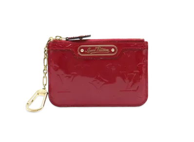 Louis Vuitton Key Pouch NM Vernis "Rouge Grenadine"