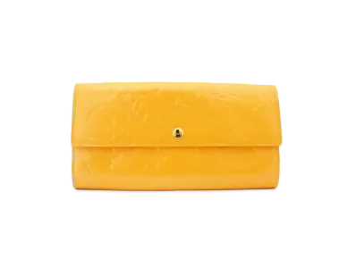 Louis Vuitton Sarah Wallet Vernis "Jaune Passion"