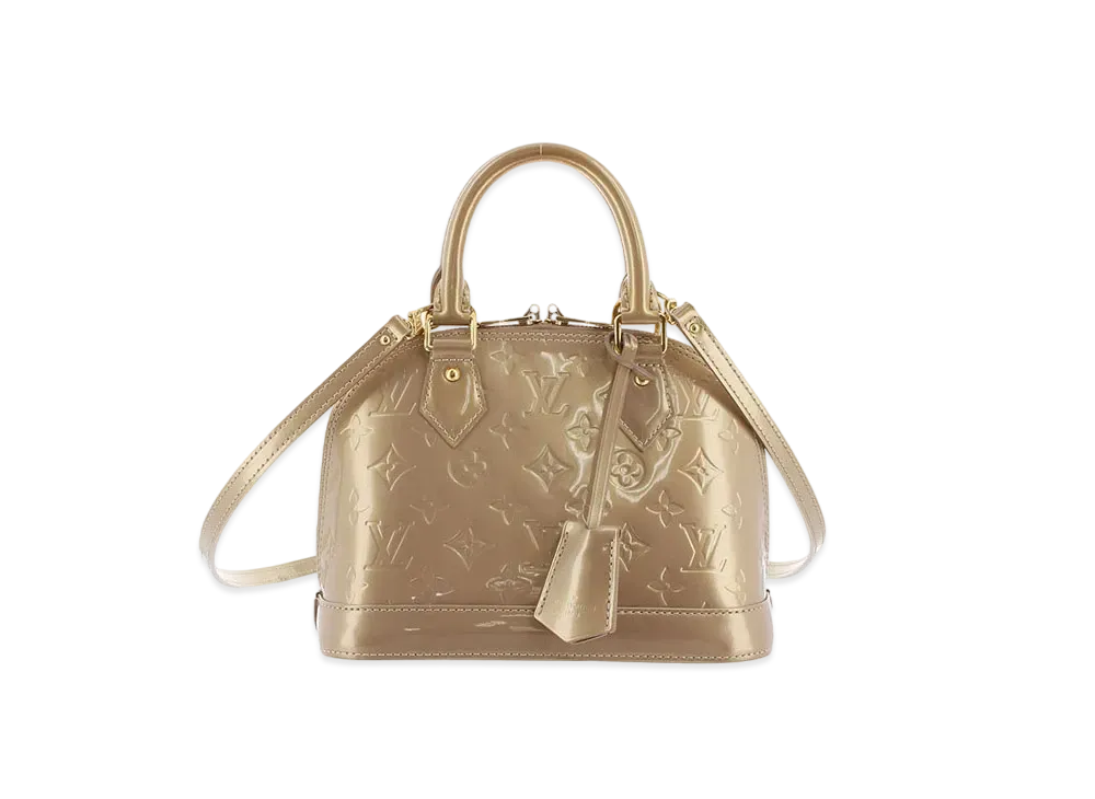 Louis Vuitton Alma BB Monogram Vernis "Beige Poodle"