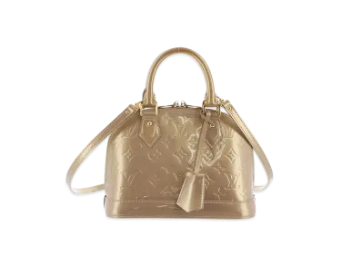 Louis Vuitton Alma BB Monogram Vernis "Beige Poodle"