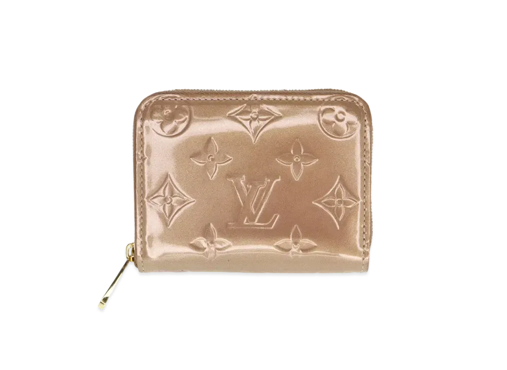 Louis Vuitton Zippy Coin Purse Vernis "Beige Poudre"
