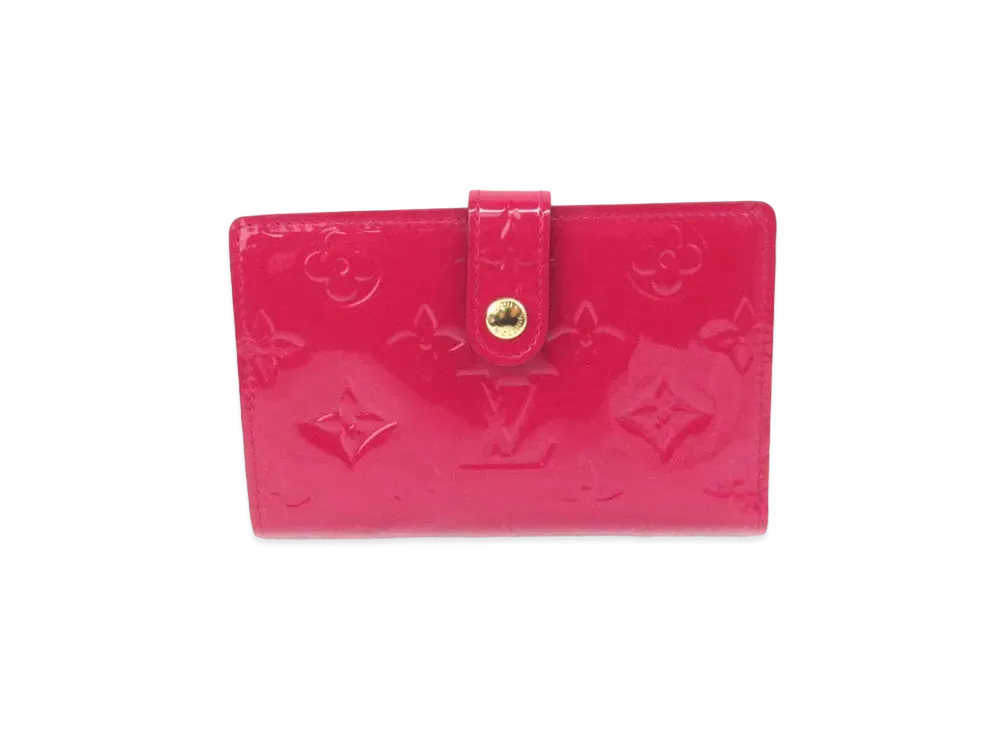 Louis Vuitton Viennois Wallet Vernis "Rose Indien"