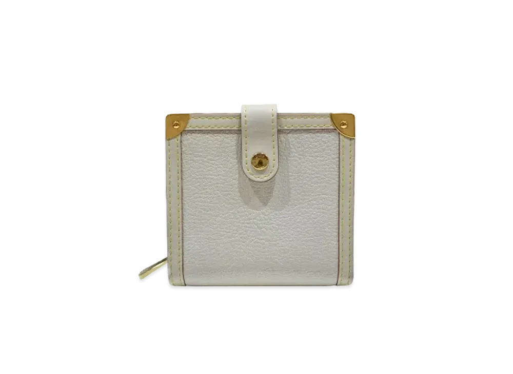 Louis Vuitton Compact Zip Suhali "Blanc"