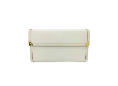Louis Vuitton Porte Tresor International Suhali "Blanc"