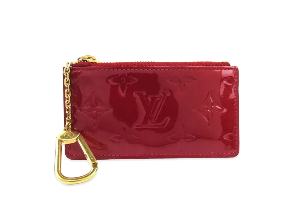 Louis Vuitton Key Pouch Vernis "Pomme d'Amour"