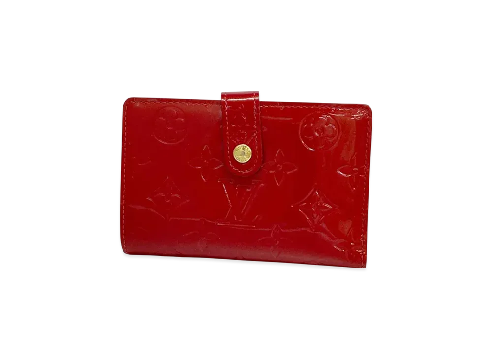 Louis Vuitton Viennois Wallet Vernis "Pomme d'Amour"