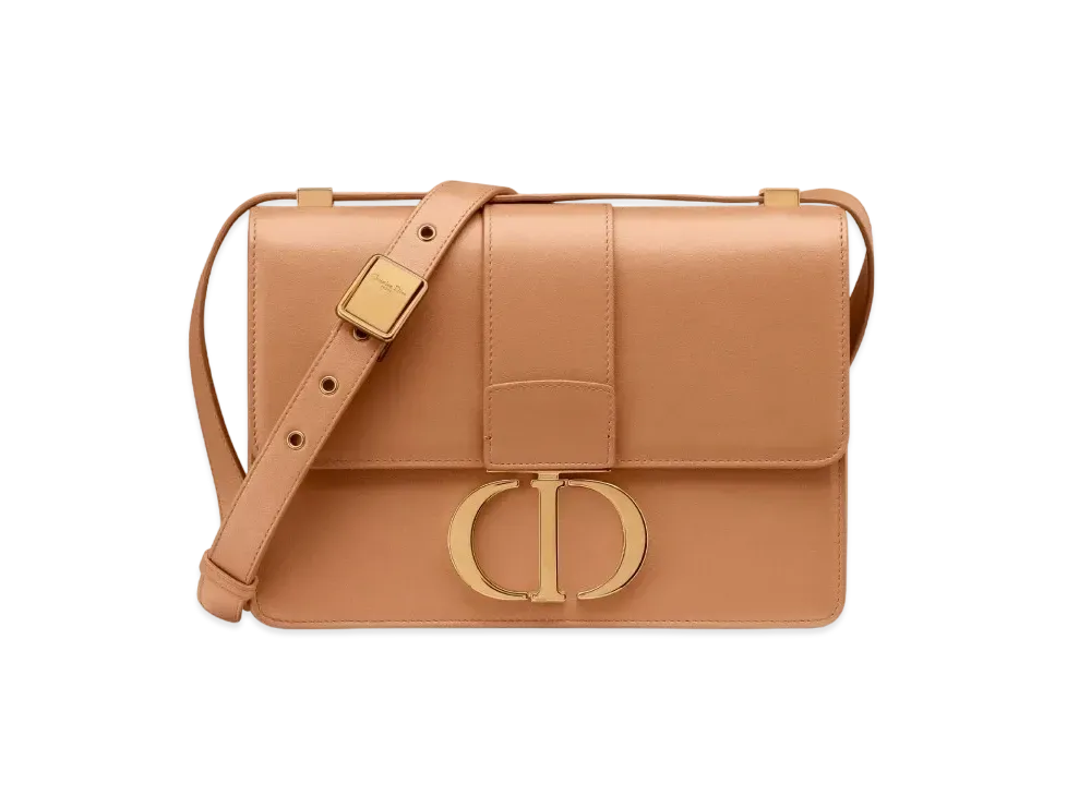 Dior 30 Montaigne Bag Box Calfskin "Amber"