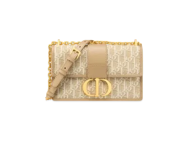 Dior 30 Montaigne Chain Bag Dior Oblique Jacquard "Natural"