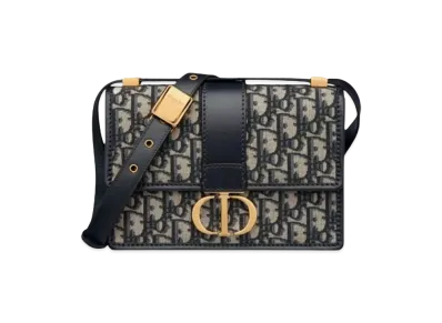 Dior Small 30 Montaigne Bag Dior Oblique Jacquard Blue