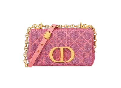 Dior Small Caro Bag Micropearl "Light Pink"