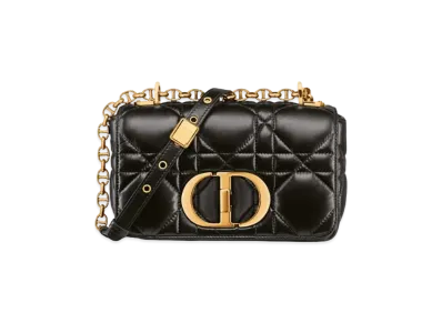 Dior Small Caro Bag Quilted "Black"